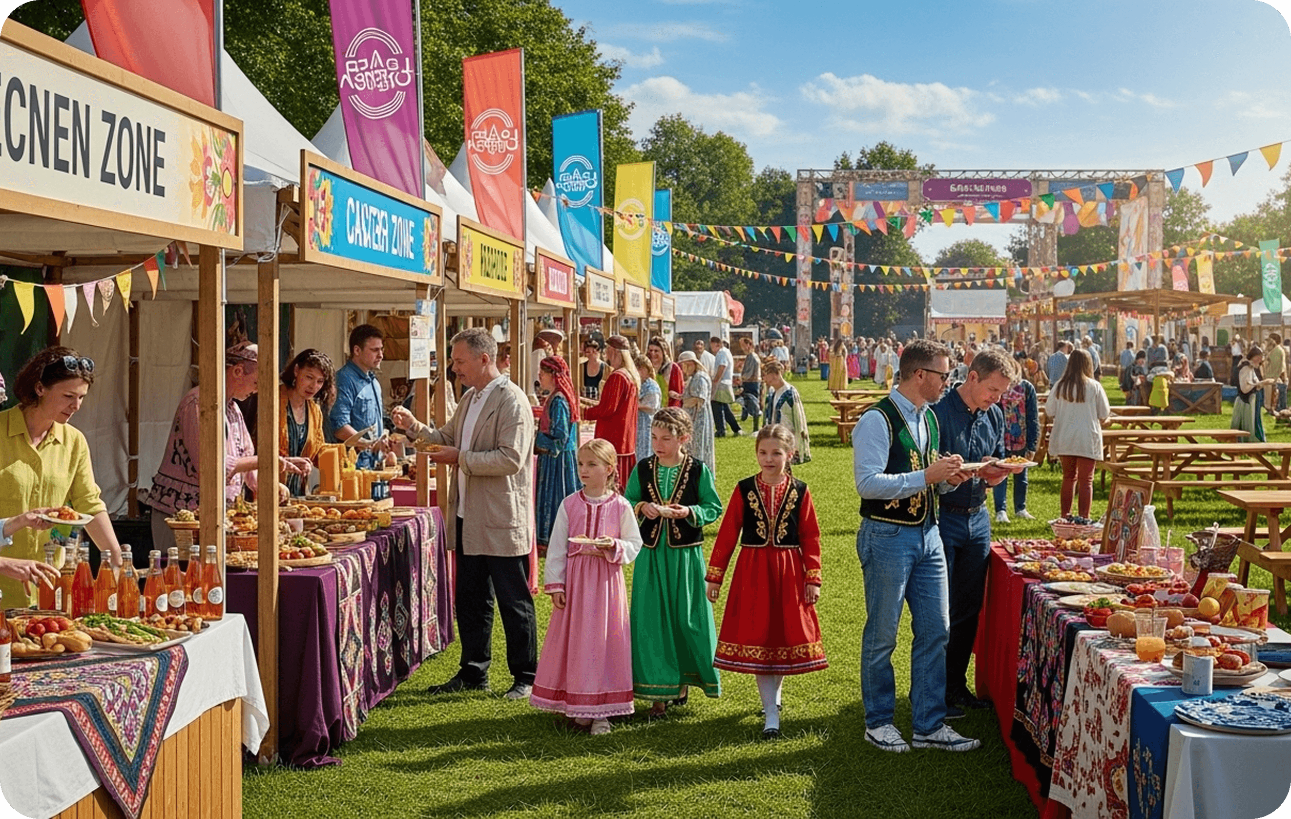 Loveville cultural food and marketplace experience