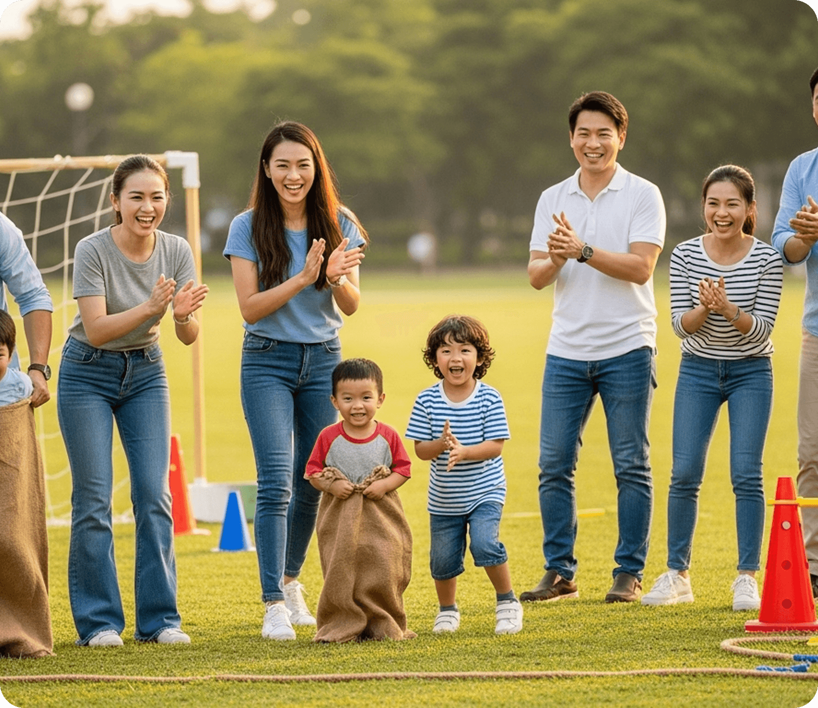 Family-friendly games and competitions