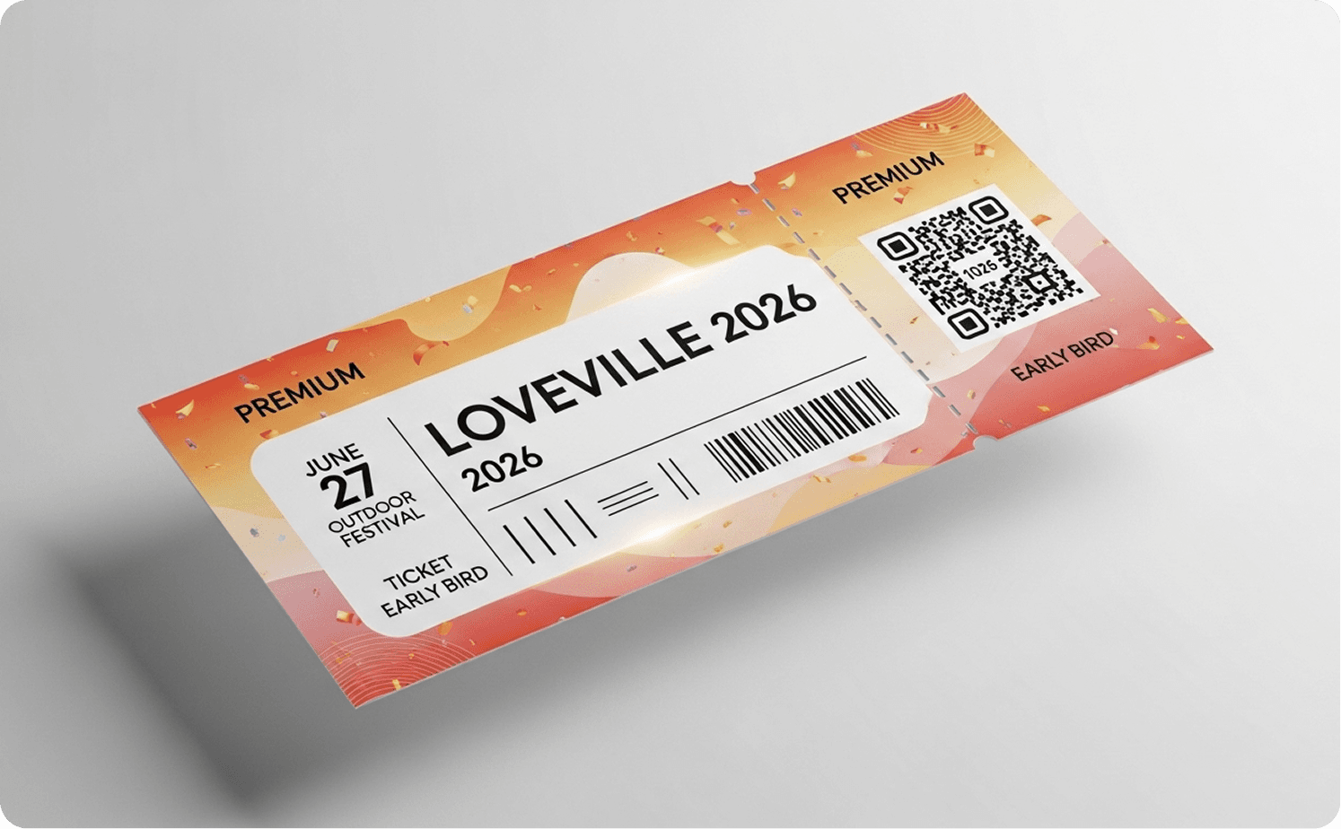 Loveville family pass ticket